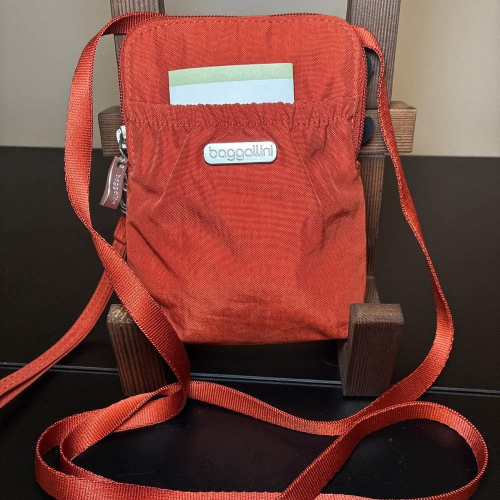 Baggallini Bryant RFID Mini Crossbody Bag Nylon Travel Organizer NWOT